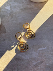 Tahana Jewellery Earrings Āwhiorangi Gold Earrings Āwhiorangi Gold Earrings