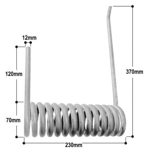 Trojan Tail Door Torsion Spring Right Hand Hinges Hardware