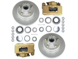 1500kg Deemaxx Disc Braked Hub & Caliper Set - 5x4-1/2x1/2"