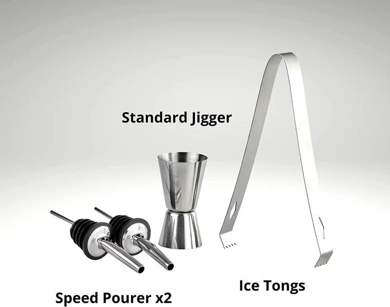 salelink.co.nz Unbranded Cocktail Shaker Set 9PCS Cocktail Shaker Set 9PCS | Action Outdoors NZ