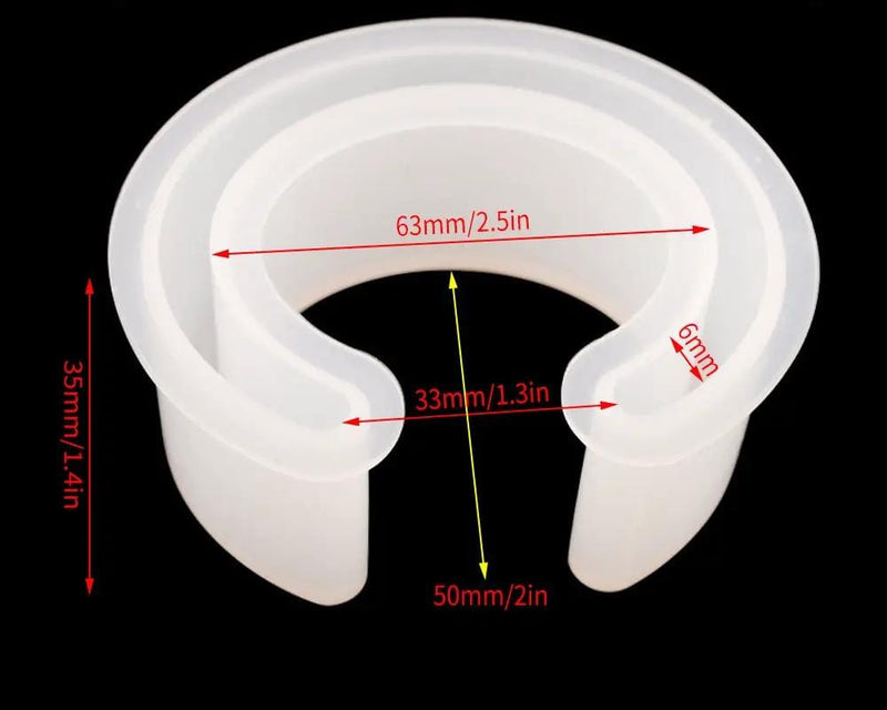 Resin Art NZ Moulds C Shaped Bracelet Moulds C Shaped Bracelet Moulds | NZ