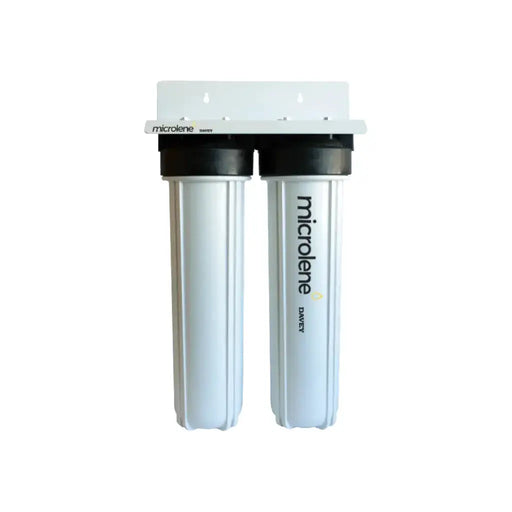 Davey Microlene 20" Jumbo Twin Filter Housing - WaterMark Certified, High Flow, Dual Stage NZ – view 1