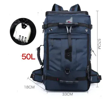 50L Oxford Fabric Hiking Backpack - Large Capacity Travel Pack with Durable Construction | Outdoor Adventure – view 2