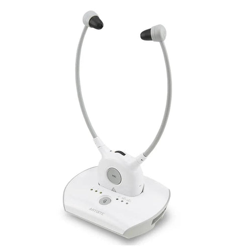 Deafquip TV Listener Wireless TV Listener with In Ear Headset suitable for non hearing aid users Wireless TV Listener with In Ear Headset suitable for non hearing aid users