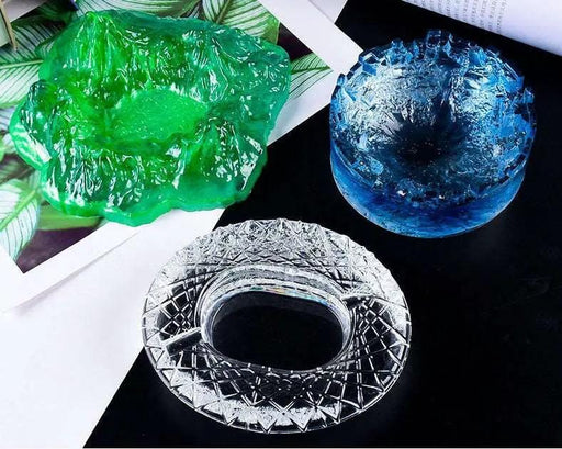 Ashtray Moulds Epoxy Resin Moulds Silicone Mould Casting Mould for Large Size DIY Ashtray Flower Pot Resin Art – view 2