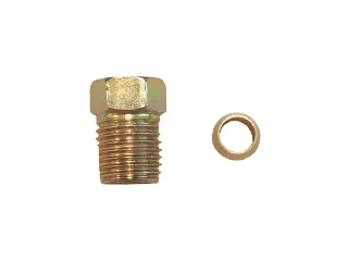 Trojan Trailer Brake Components Brass Tube Nut - 3/8" UNF Brass Tube Nut - 3/8" UNF