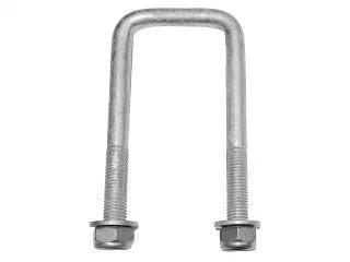 Square U-Bolt - M12 x 51 x 130mm - Grade 8.8 - Nuts Included
