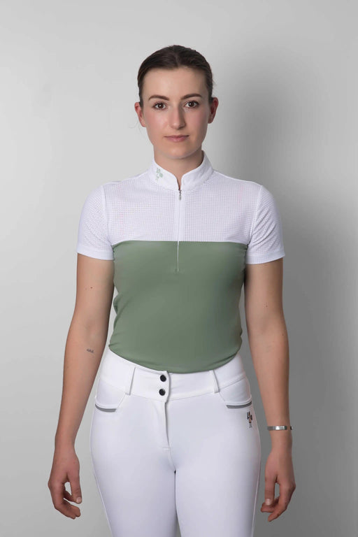 The Brave Pants Company Show Shirt Combat Green SS Show Shirt Combat Green Perforated Short Sleeve Show Shirt