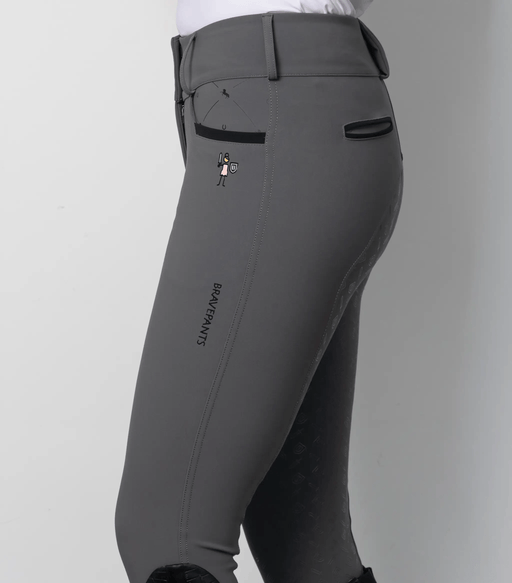 The Brave Pants Company DW Endura Gunsmoke Grey DW Endura Gunsmoke Breech Riding Pants Full Seat Grip