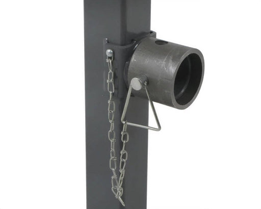 Trojan Bulldog 3625kg Square Trailer Jack Side Mount 380mm Travel – view 3
