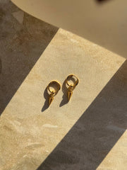 Tahana Jewellery Earrings Wero Ngira Gold Huggies Wero Ngira Gold Huggies