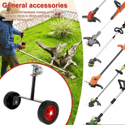 Universal String Trimmer Grass Eater Weed Cutter Adjustable Support Wheels Set – view 4