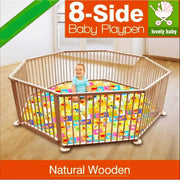 Kiwi Grab Kiwi Grab 8PC WOODEN BABY PLAYPEN 8PC WOODEN BABY PLAYPEN