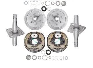 1500kg Drum Braked H&S Kit - 10" Electric Drum - 6x5-1/2x1/2