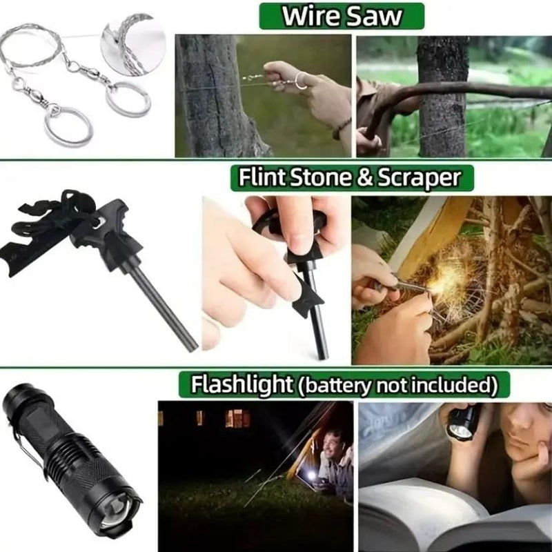 Survival Kit - (15 Piece) With Waterproof Case – view 4