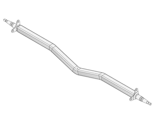 Trojan Gull Wing Axle Disc Braked 1500kg Bare Metal Made to Order for Heavy Duty Trailers – view 1