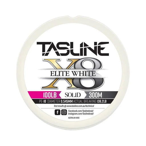Tasline Elite X8 Braid White 1000m