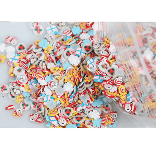 1000Pcs 3D Santa Nail Art Clay Tip Stickers DIY Decoration – view 2