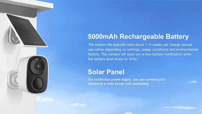 salelink.co.nz Unbranded Wifi Solar Security Camera Wifi Solar Security Camera | Action Outdoors NZ