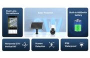 salelink.co.nz Unbranded Solar 4G Security Camera Outdoor Solar 4G Security Camera Outdoor | Action Outdoors NZ