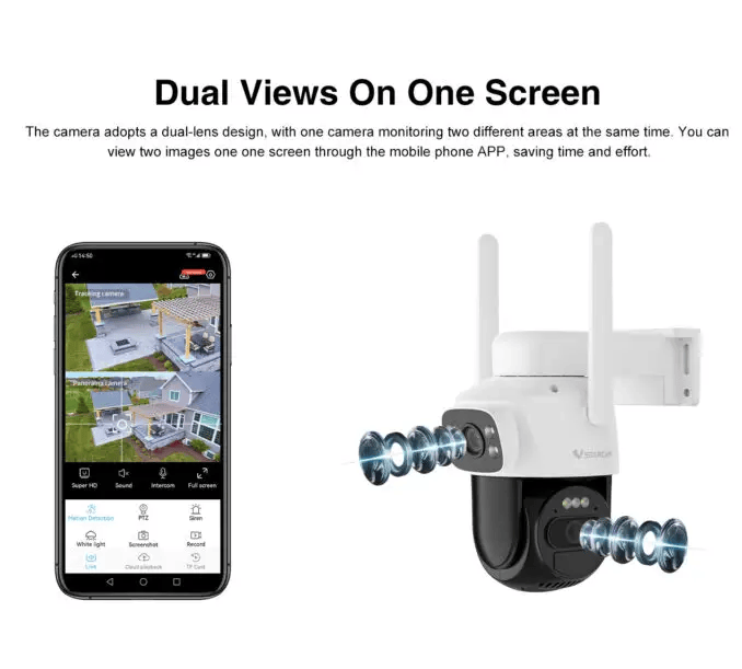 salelink.co.nz Unbranded Solar 4G Security Camera Outdoor Solar 4G Security Camera Outdoor | Action Outdoors NZ