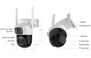 salelink.co.nz Unbranded Solar 4G Security Camera Outdoor Solar 4G Security Camera Outdoor | Action Outdoors NZ