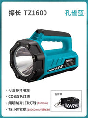 High-Power Rechargeable Spotlight Flashlight - 750m Range Emergency Rescue Torch – view 5