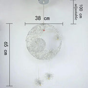 Moon Star Pendant Lamp Ceiling Light Children Kids Bedroom – view 3