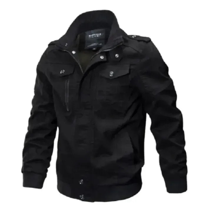 Tactical Flight Army Jacket - Military Bomber Jacket with Cotton Construction | Plus Size Available – view 22