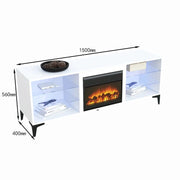 sue-e furniture Entertainment units 'Dante' RGB LED Lighting TV Unit With Electric Fireplace 'Dante' RGB LED Lighting TV Unit With Electric Fireplace