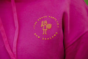 The Brave Pants Company General Raspberry Affiliation Hoodie Brave Pants Raspberry Hoodie Velvet Soft Cozy Warm
