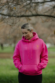 The Brave Pants Company General Raspberry Affiliation Hoodie Brave Pants Raspberry Hoodie Velvet Soft Cozy Warm