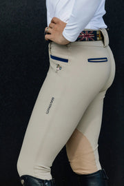 The Brave Pants Company Breeches DW Endura Basic-B SUEDE Knee Grip Breech DW Endura Basic B Suede Knee Grip Breech Navy