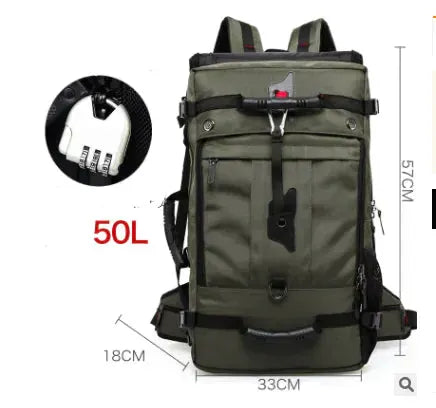 50L Oxford Fabric Hiking Backpack - Large Capacity Travel Pack with Durable Construction | Outdoor Adventure – view 1