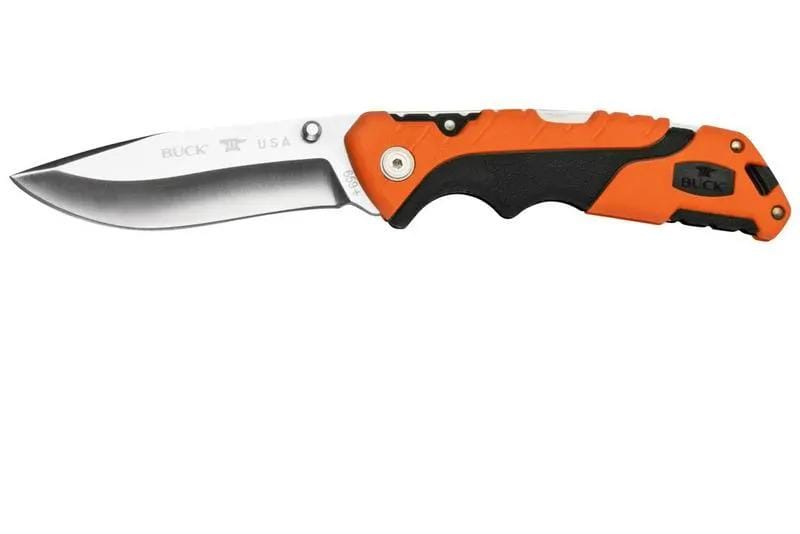 Buck Knives 659 Pursuit Folding Pro Large Orange Pocket Knife