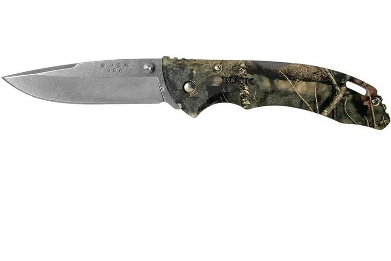 Buck Knives Bantam 286 Mossy Oak Break Up Country Camo Drop Point Knife
