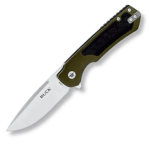 Buck Knives Outdoors Knives Buck 714 Stinger Green Buck Knives 714 Stinger Green Folding Knife