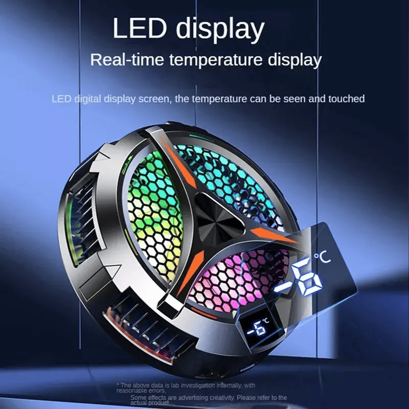 Tablet Radiator Tablet Cooler RGB Lighting 10cm Magnetic – view 4