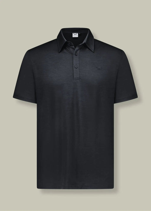 Merino 365 NZ Polos Men's Polo - 100% Merino Wool, Black Men's Polo - 100% Merino Wool, Black | NZ