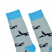 Barekind NZ Original Crew Cut Socks Save the Blue Orca Bamboo Socks Save the Blue Orca Bamboo Socks