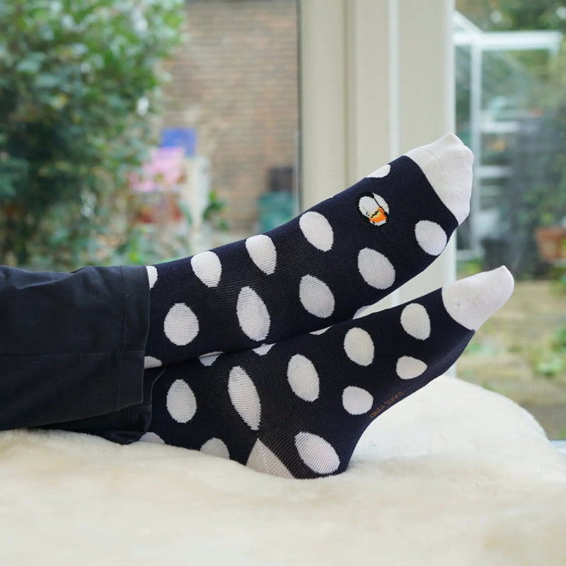 Barekind NZ Socks Save the Polka Dot Puffin Bamboo Socks Save the Polka Dot Puffin Bamboo Socks