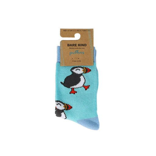 Barekind NZ Socks Save the Puffin Bamboo Socks for Kids Save the Puffin Bamboo Socks for Kids