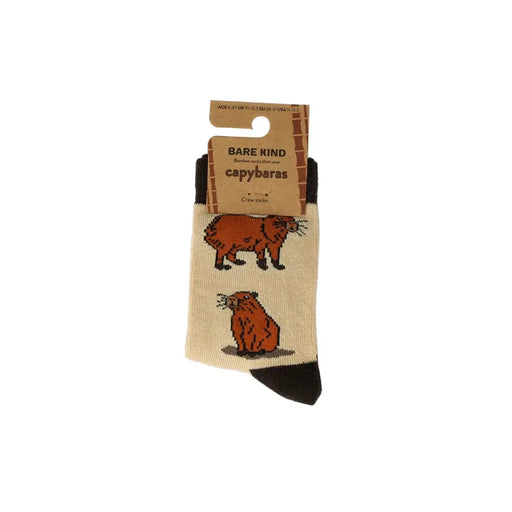 Barekind NZ Socks Save the Capybara Bamboo Socks for Kids Save the Capybara Bamboo Socks for Kids