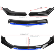 Car Front Bumper Protector Kit - Blue G63 – view 1