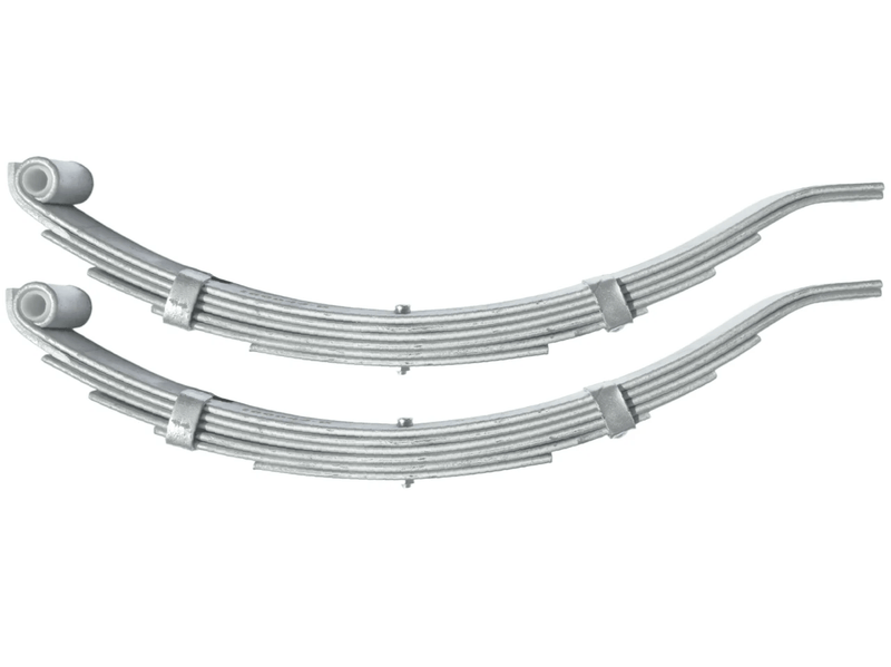 Trojan 6 Leaf Low Slipper Spring 1500kg Pair For Heavy Trailers 50mm Wide Durable Load Distribution – view 1