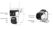 salelink.co.nz Unbranded Solar Outdoor Security Camera Solar Outdoor Security Camera | Action Outdoors NZ