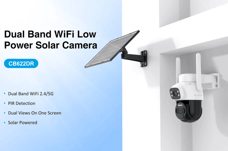 salelink.co.nz Unbranded Outdoor Solar Wifi Security Camera Outdoor Solar Wifi Security Camera | Action Outdoors NZ