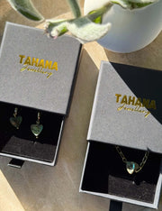 Tahana Jewellery Bundle Set Pāua Heart Set Pāua Heart Set