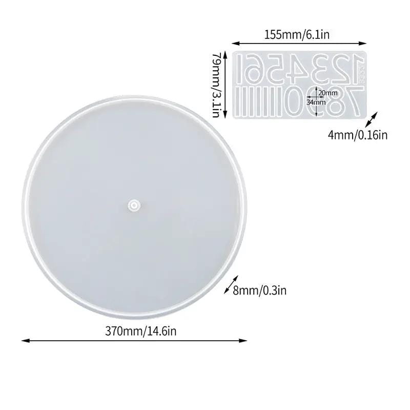 Resin Art NZ Moulds Clock Moulds - No numbers Clock Moulds - No numbers | NZ