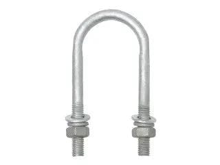 Round U-Bolt M10 x 43 x 110mm With Nuts For Jockey Wheel